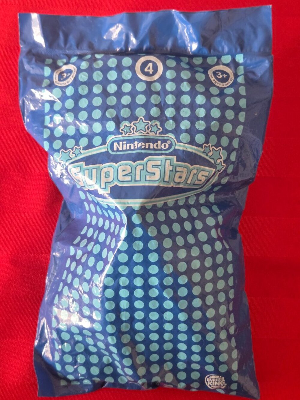 2002 NINTENDO SUPERSTARS MYSTERY TOY, #4, MINT IN THE PACKAGE!!!